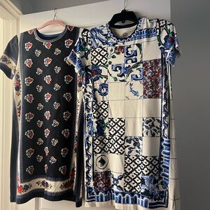 2 Tory Burch tshirt dresses